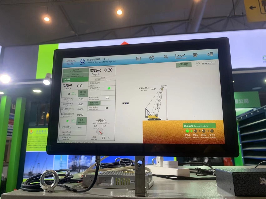 Vibroflottazione 180kw del mucchio di miglioramento del terreno di compattazione del vibro del battipalo per terreno soffice