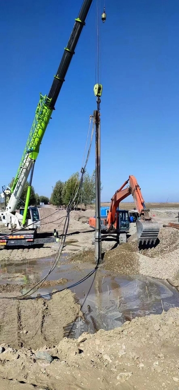 Accessori Vibroflot in acciaio di lunghezza 3000 mm certificati ISO 9001 personalizzabili per il miglioramento del terreno