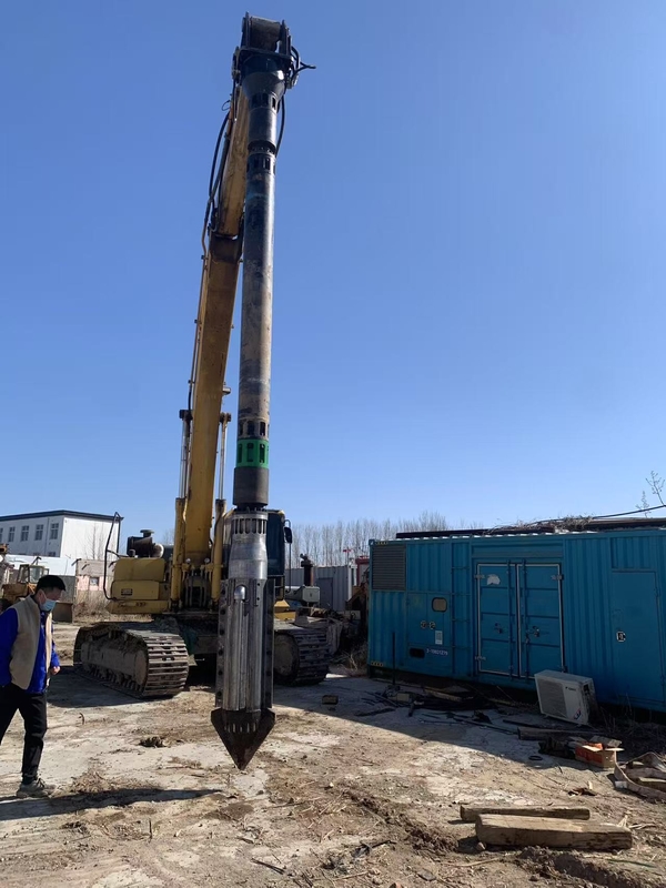 BVEM 2600 R/Min Velocità di rotazione Vibroflot idraulico Costruzione di collegamenti acqua-aria per il miglioramento del suolo