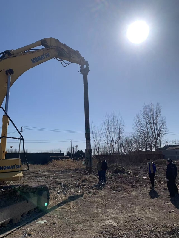 BVEM 2600 R/Min Velocità di rotazione Vibroflot idraulico Costruzione di collegamenti acqua-aria per il miglioramento del suolo