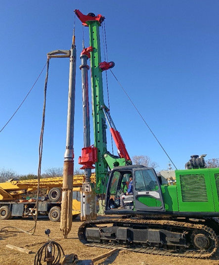 BVEM 2600 giri/min velocità di rotazione Dispositivo di vibroflottazione montato su escavatore che condivide l'impianto idraulico