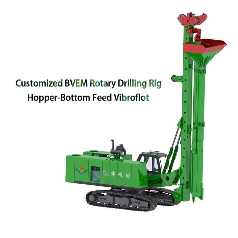 Produttore cinese 214kN forza centrifuga Vibroflotation dispositivo montato su una piattaforma di trivellazione condivisione del sistema di alimentazione