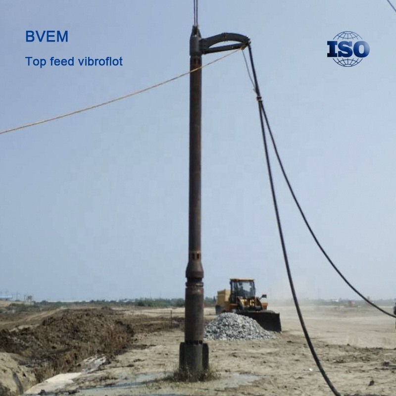 Potenza del vibratore da 105 kW e basso livello di rumore Vibroflot idraulico per un consolidamento del terreno superiore