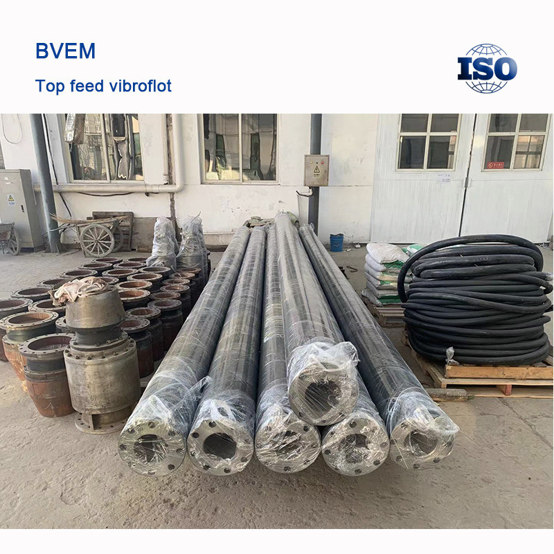 Apparecchiatura vibroflot con diametro esterno di 426 mm per l'installazione di pali in acciaio e lavori di fondazione