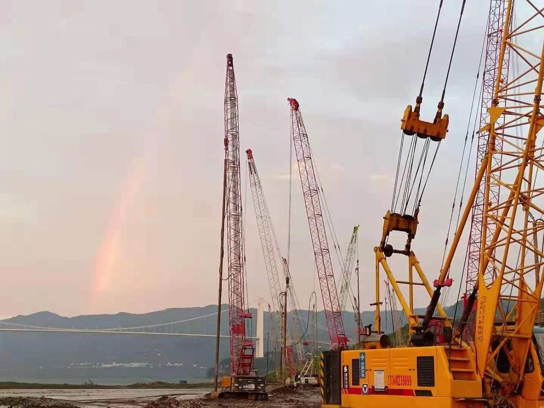 trattamento di consolidamento di 1450rpm Vibroflotation per il progetto della pista degli aerei della sezione C3206 Hong Kong No 3