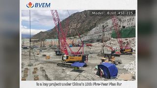 Potente Vibroflot per la compattazione del terreno